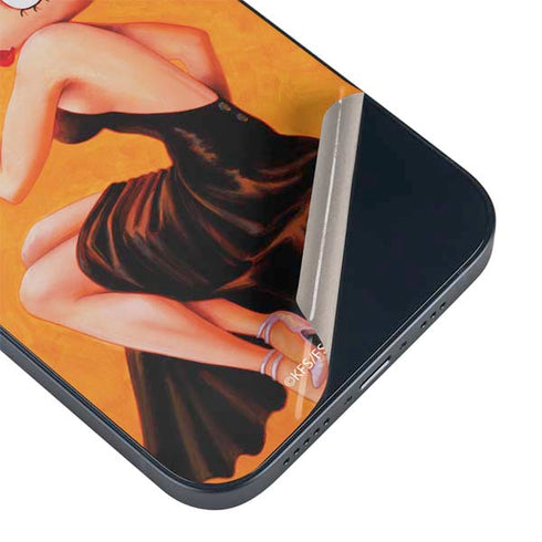 Betty Boop Little Black Dress iPhone 14 Plus Skin